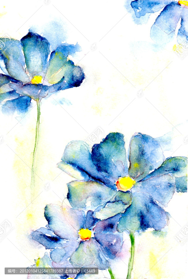 水彩花卉（未分層）