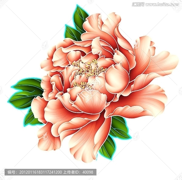 手繪花