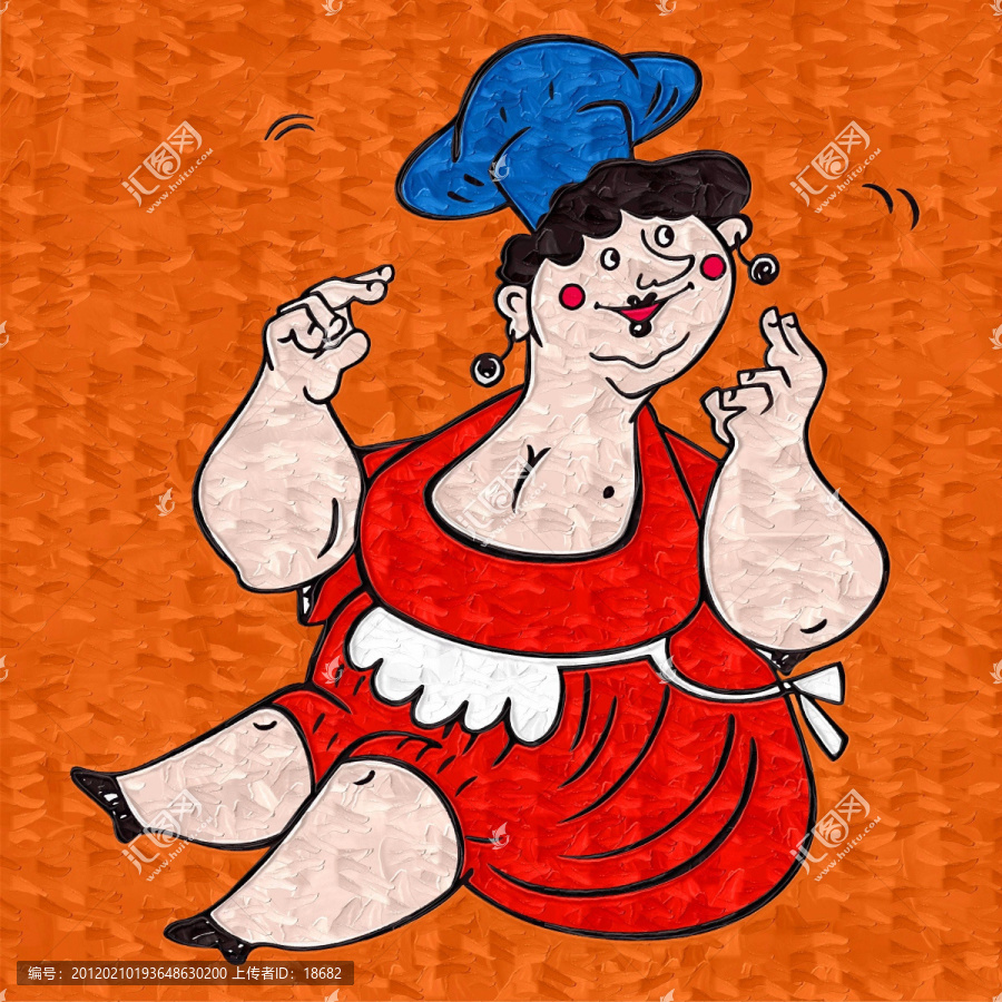 油畫,女士