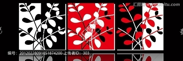 抽象花