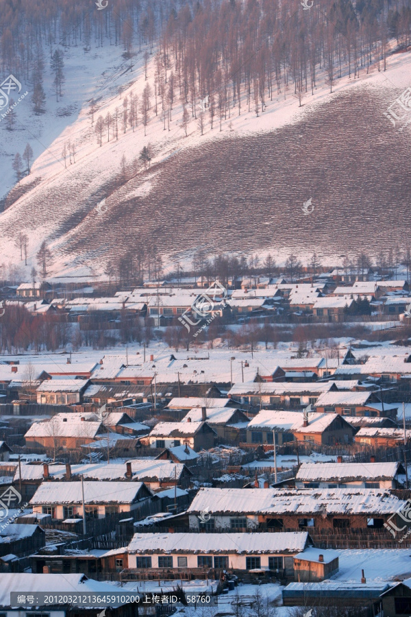 大兴安岭林区,山里人家