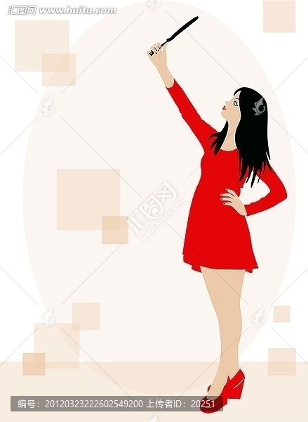 照鏡子的女孩