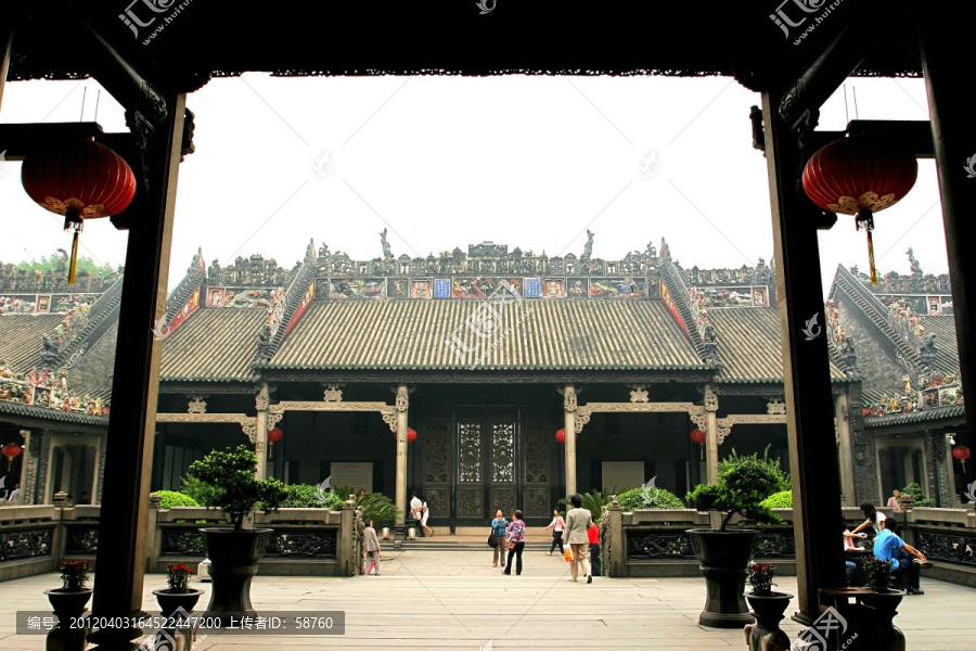 陈家祠,内院厅堂