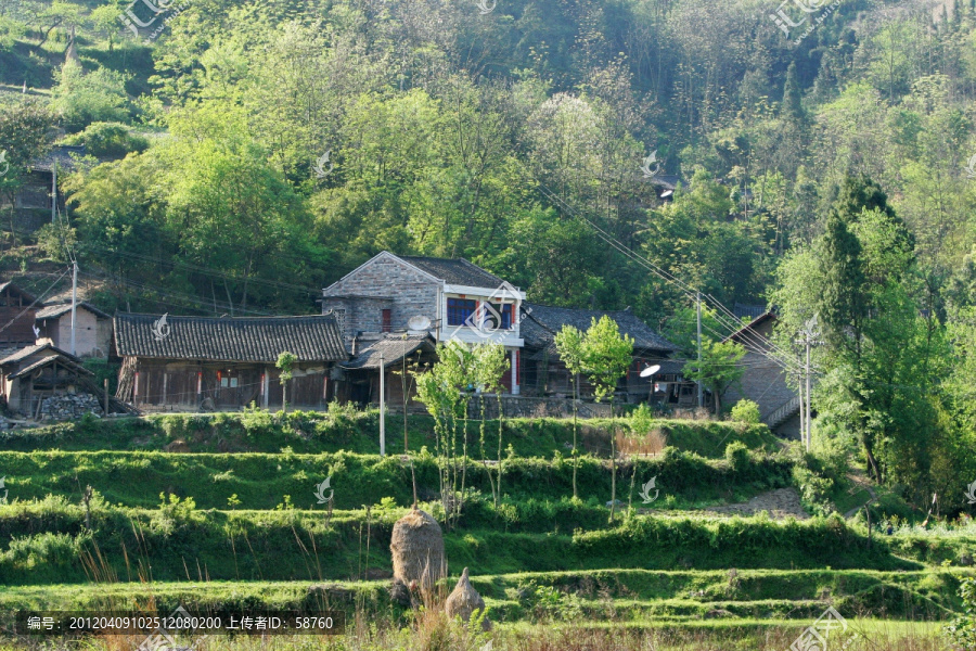 黔东南州,坡地上的村庄