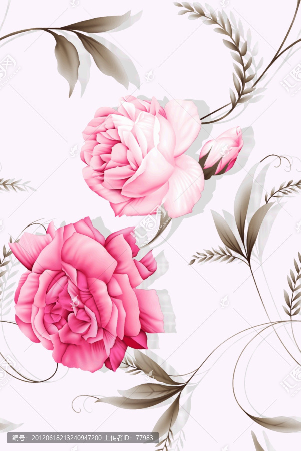 優(yōu)雅漂亮花朵（未分層）