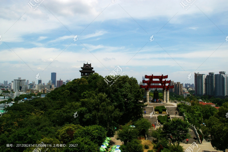 武汉黄鹤楼景区风光