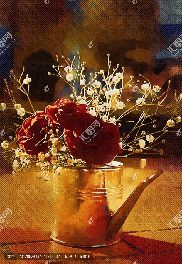 裝飾畫,花卉