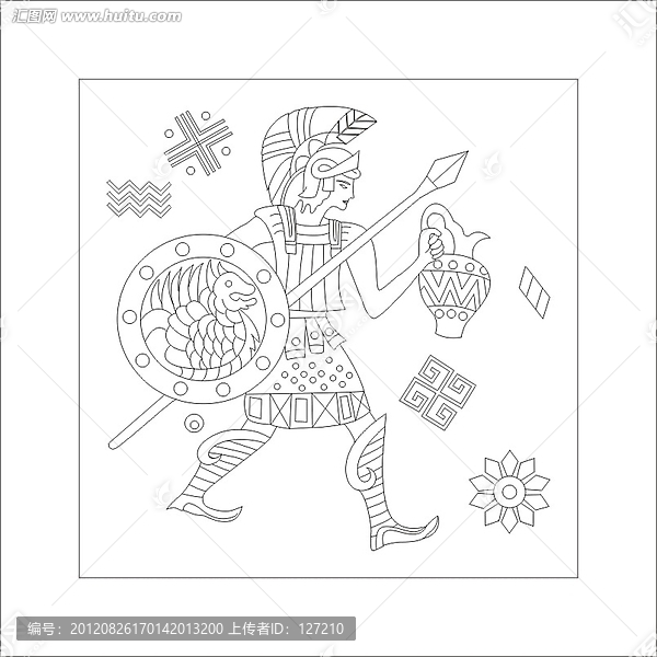 裝修裝飾角花,民族風情