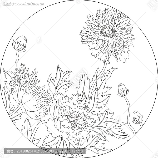 裝修裝飾角花,圓盤花朵