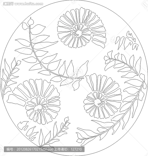 裝修裝飾角花,圓盤花朵