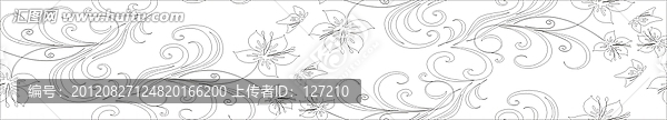 簡(jiǎn)歐花紋腰線