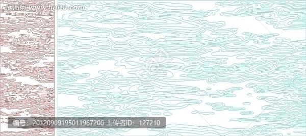 藝術(shù)玻璃雕刻圖矢量圖線條圖,飄,紋理