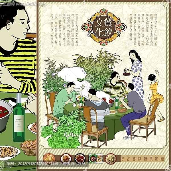 餐飲,飲食文化,海報,裝飾畫