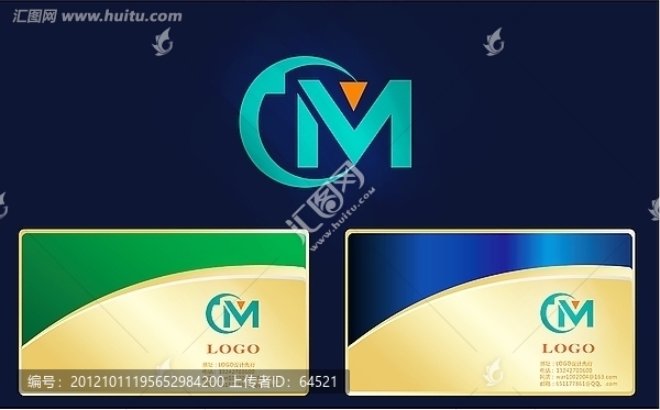 LOGO設(shè)計(jì)M字母品牌類