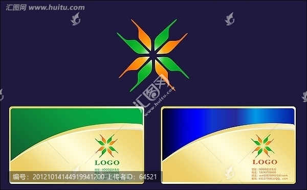 LOGO,,設(shè)計(jì),,匯聚團(tuán)結(jié)合攏融合鮮花,貿(mào)易類LOGO