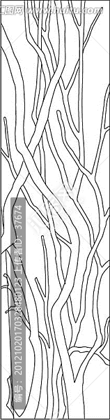 雕刻樹(shù)枝圖