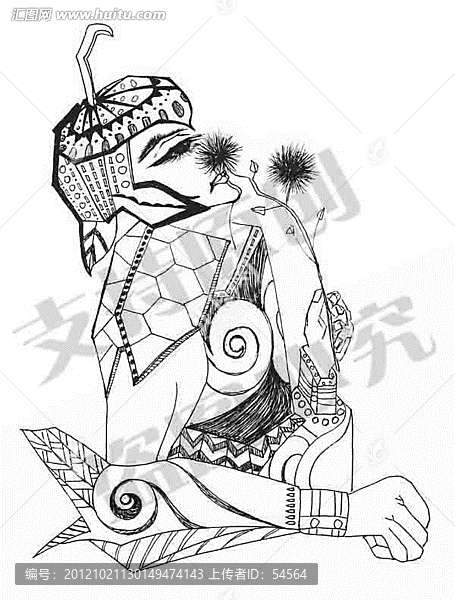 將軍,插畫