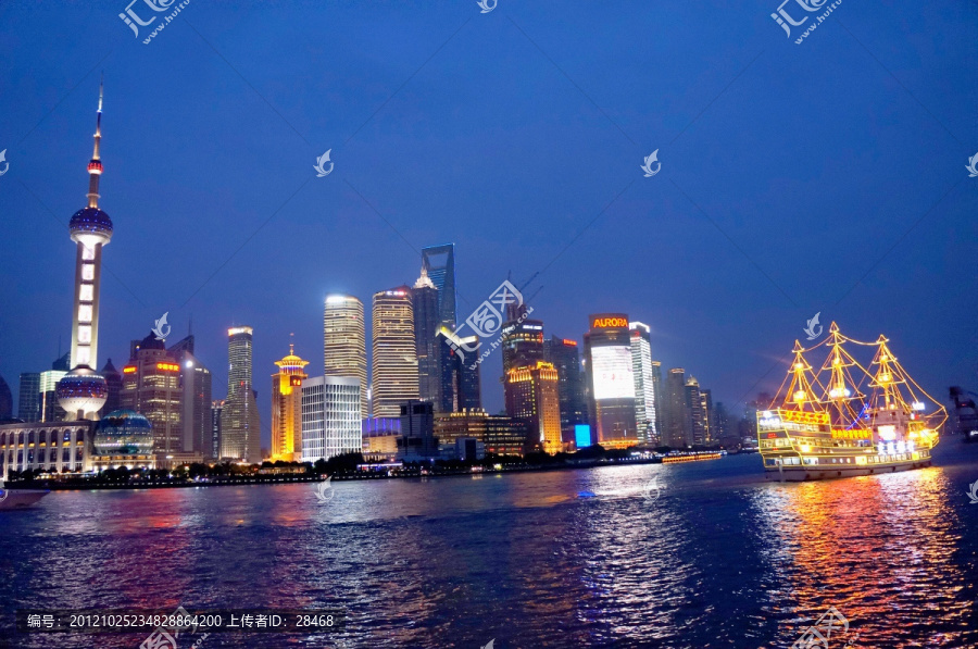 上海外滩浦东夜景