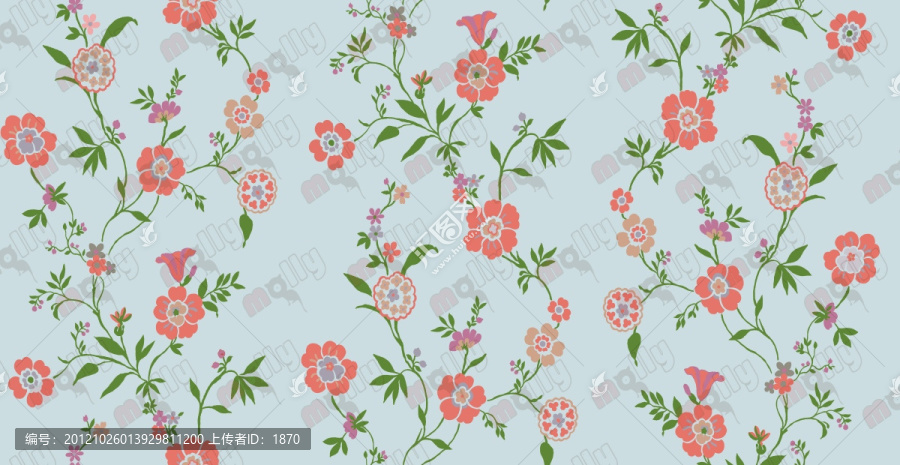花卉圖案,玲瓏草