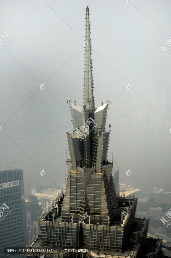 上海金茂大厦楼顶