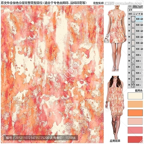 服裝面料印花圖