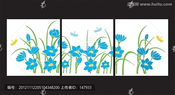 無(wú)框畫,蘭花
