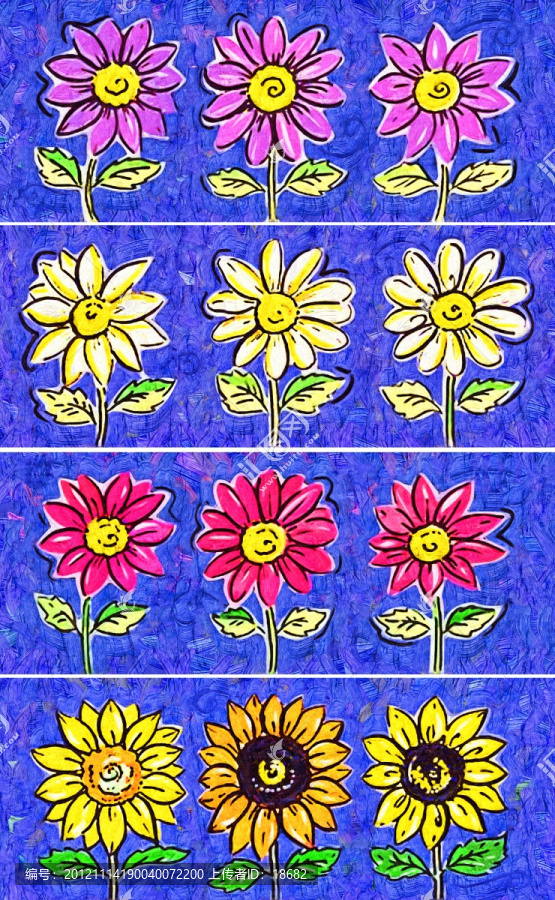裝飾畫,無框畫,油畫,花兒