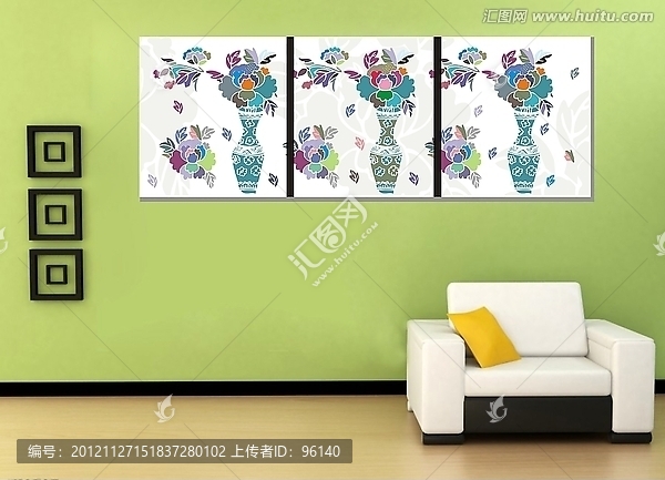抽象無框畫