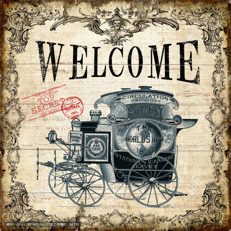 無框畫,著名建筑,老爺車
