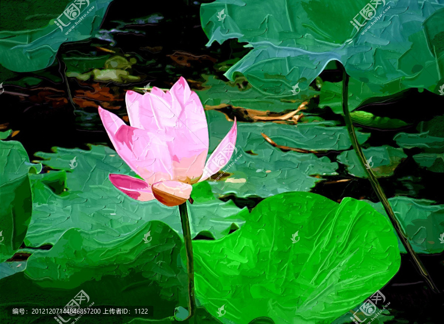 裝飾畫(huà),,荷花