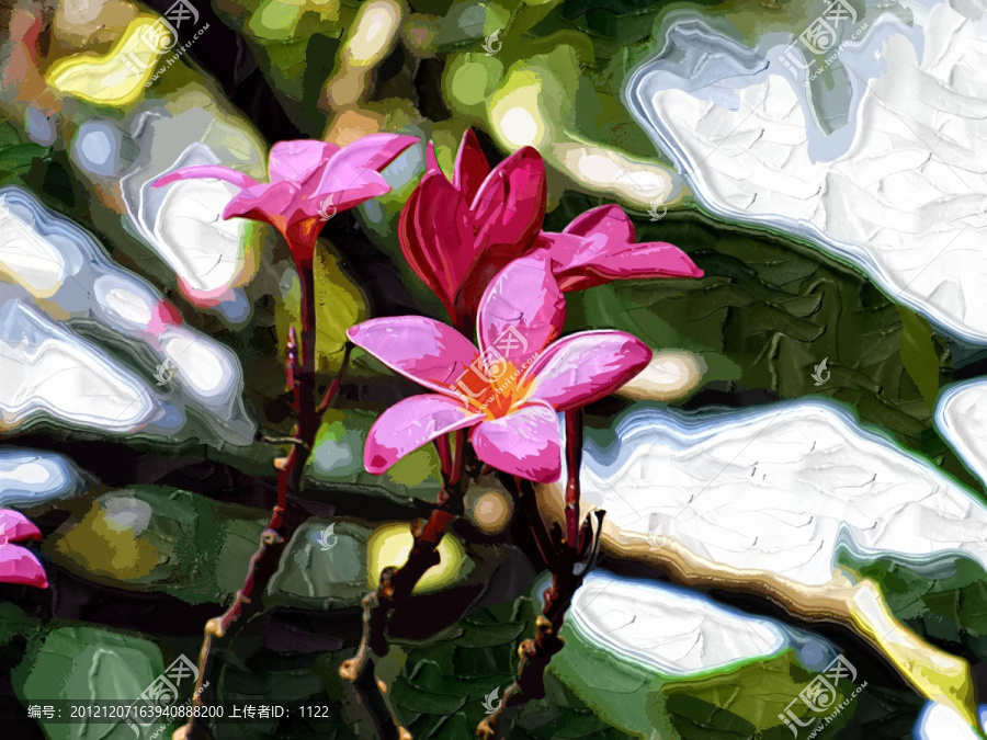 裝飾畫,花卉