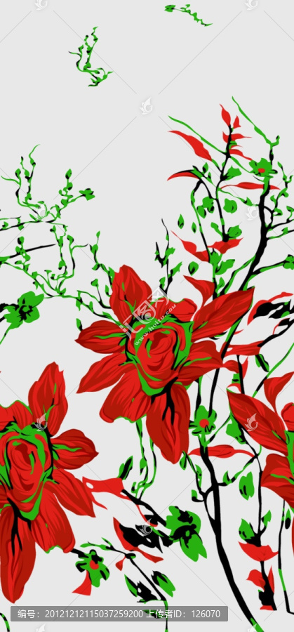 家紡花卉