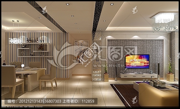 現(xiàn)代客廳效果圖