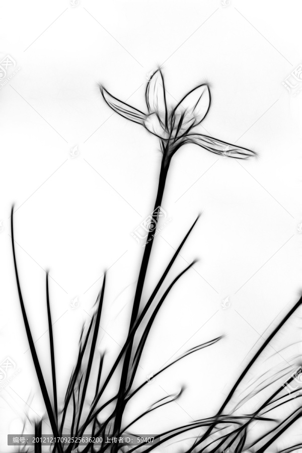 抽象畫,無框畫,素描