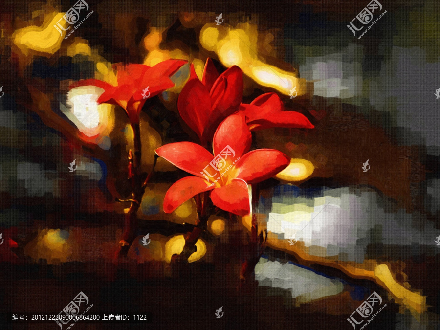 裝飾畫,花卉