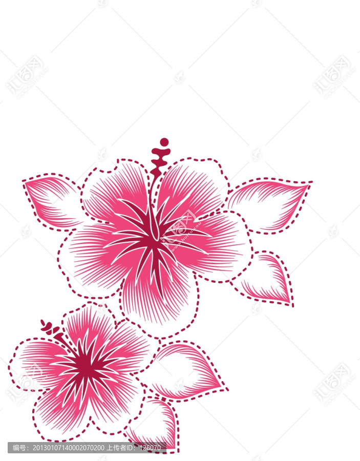 花卉印花