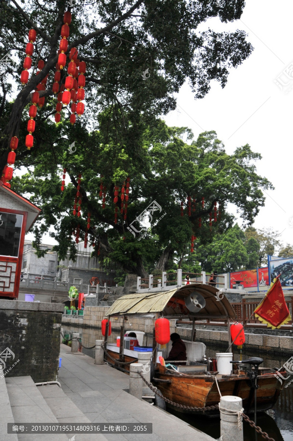 西关风情,花船