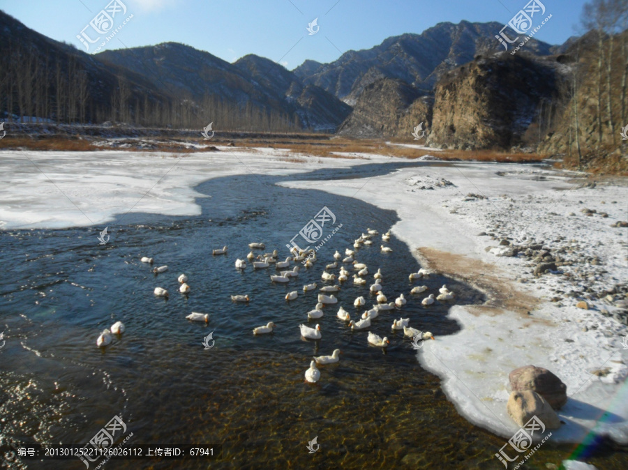 北京延庆白河大峡谷风光