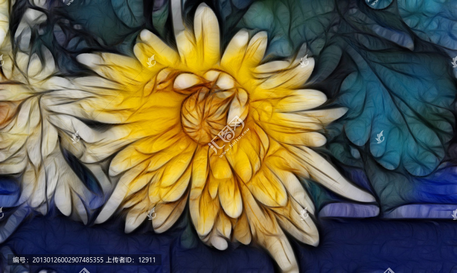 菊花,花卉装饰画