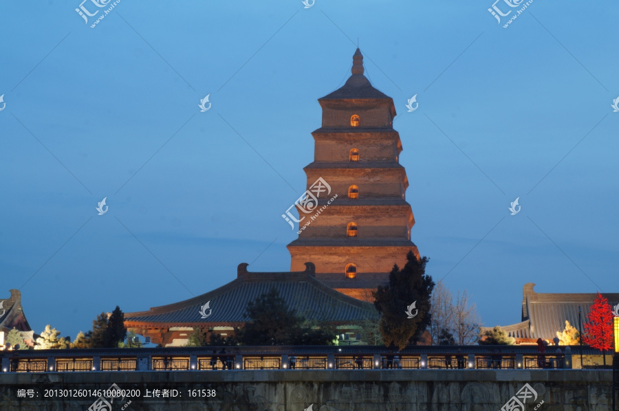 西安大雁塔夜景