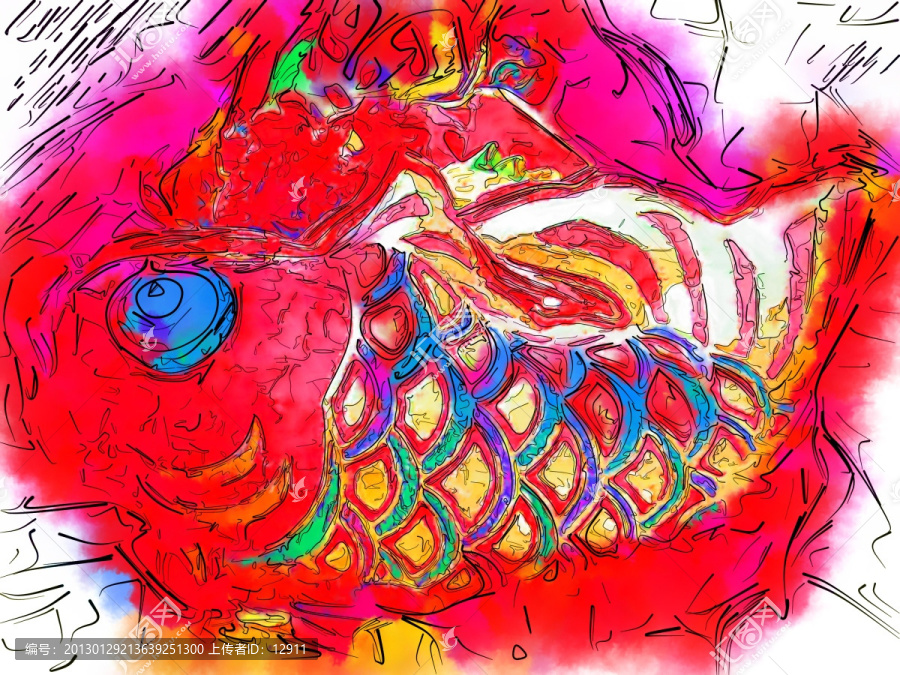 魚(yú),裝飾畫(huà)
