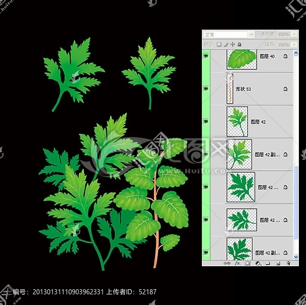 綠色草本