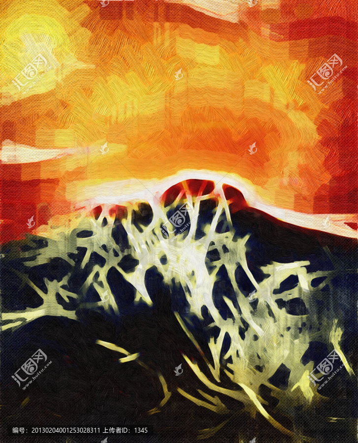 抽象裝飾畫