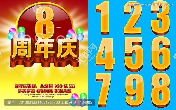 周年慶展板,廣告