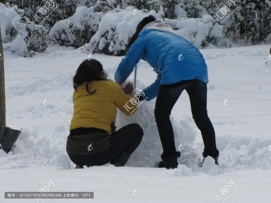 堆雪人