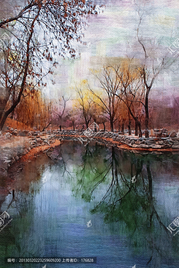 小河邊