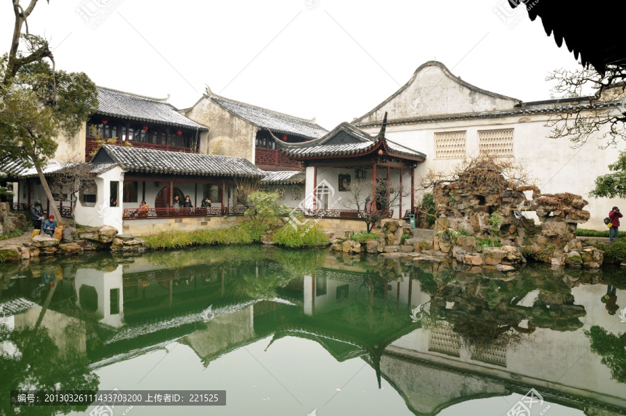 苏州网师园雪景