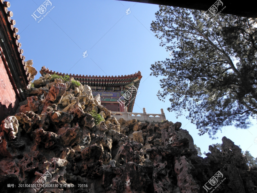 故宫御花园假山