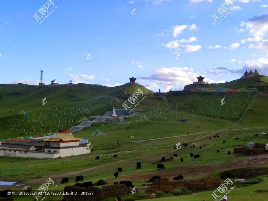 青海日月山风光