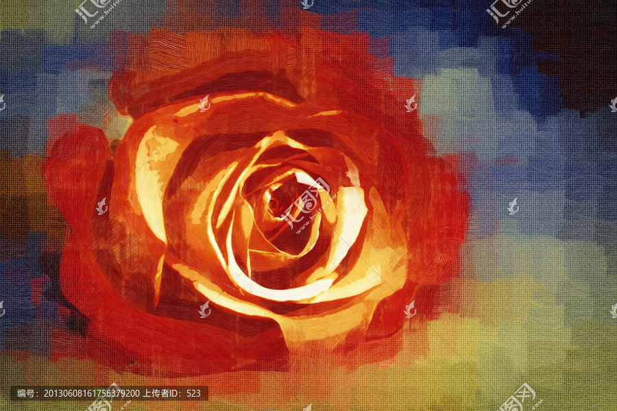玫瑰花,,（合層）